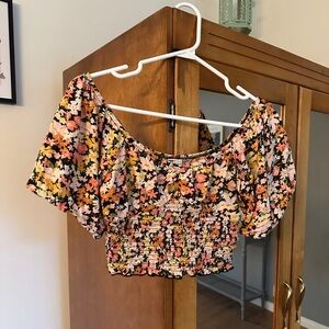 Billabong boho floral top